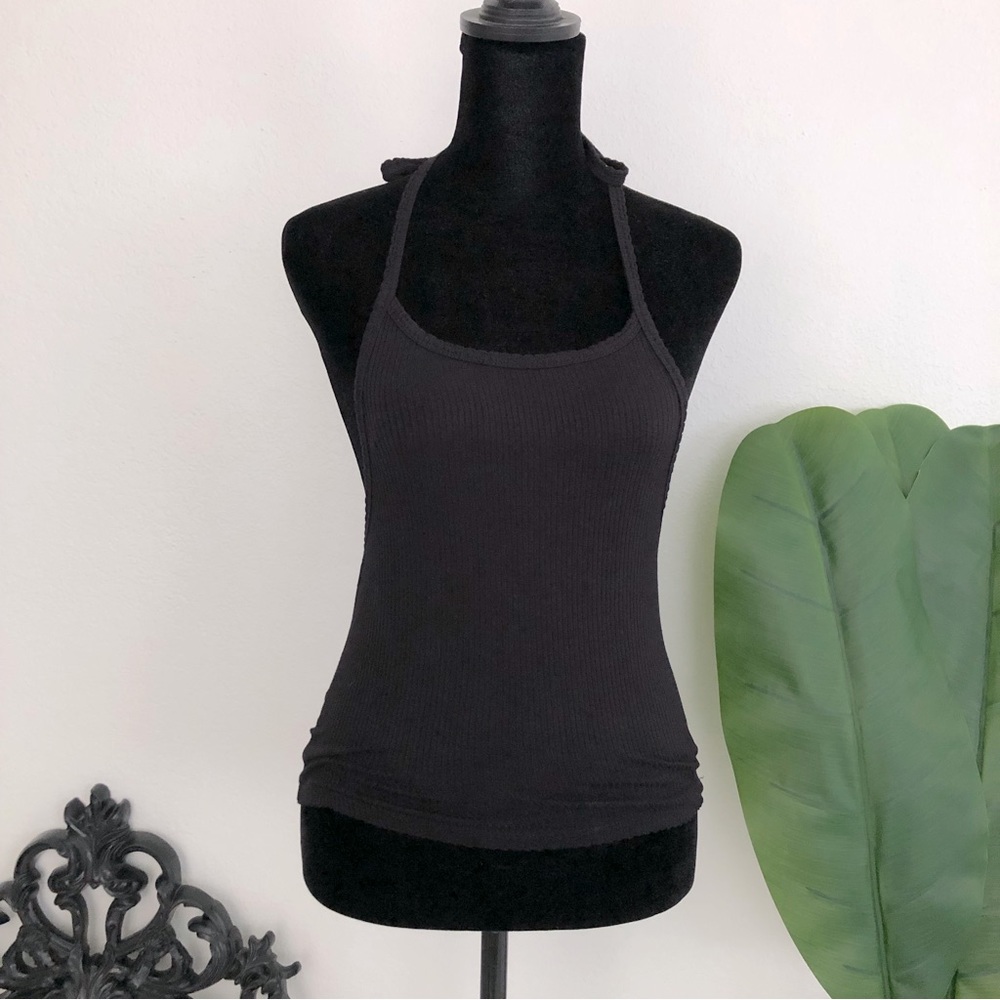 Black Forever 21 Halter Top
